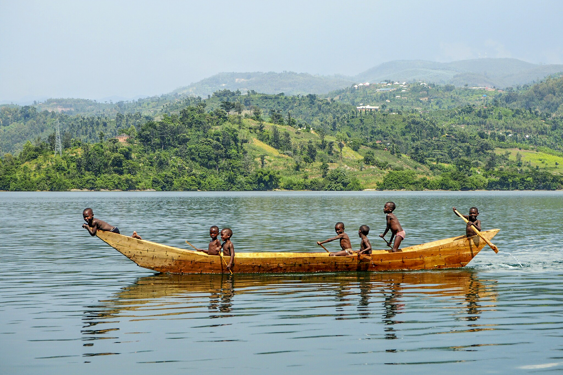 Озеро Киву, Руанда