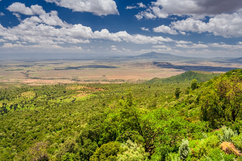 Вид на Рифтовую долину между Найроби и озером Найваша